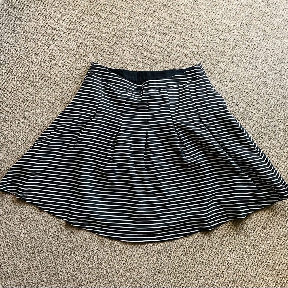 Black and White Striped Skirt, size 6, The Limited